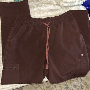 FIGS Espresso High Waisted Dowa Scrub Pants - Size XL Tall